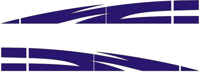 Folien-Dekor aus hochwertiger Selbst- klebefolie,           