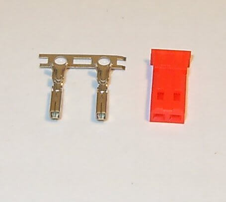 BEC-Buchse, lose, 1 Stück. 2-polig. Verpolungssicher