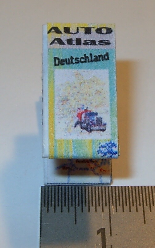 Miniatur-Strassenkarte (faltbar) D Deutschland