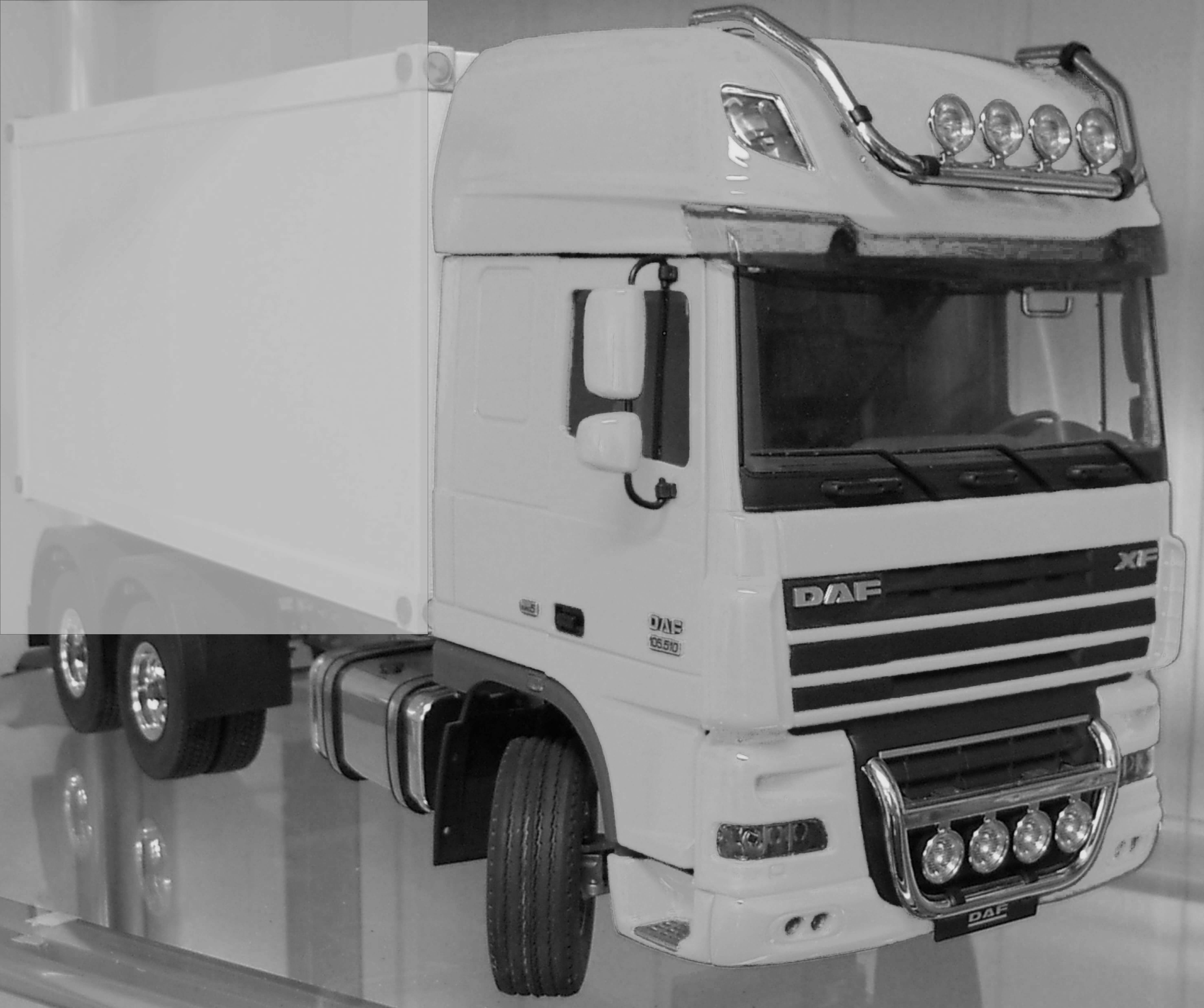 Fahrerhausbausatz DAF SSC, weiss. (844)                     