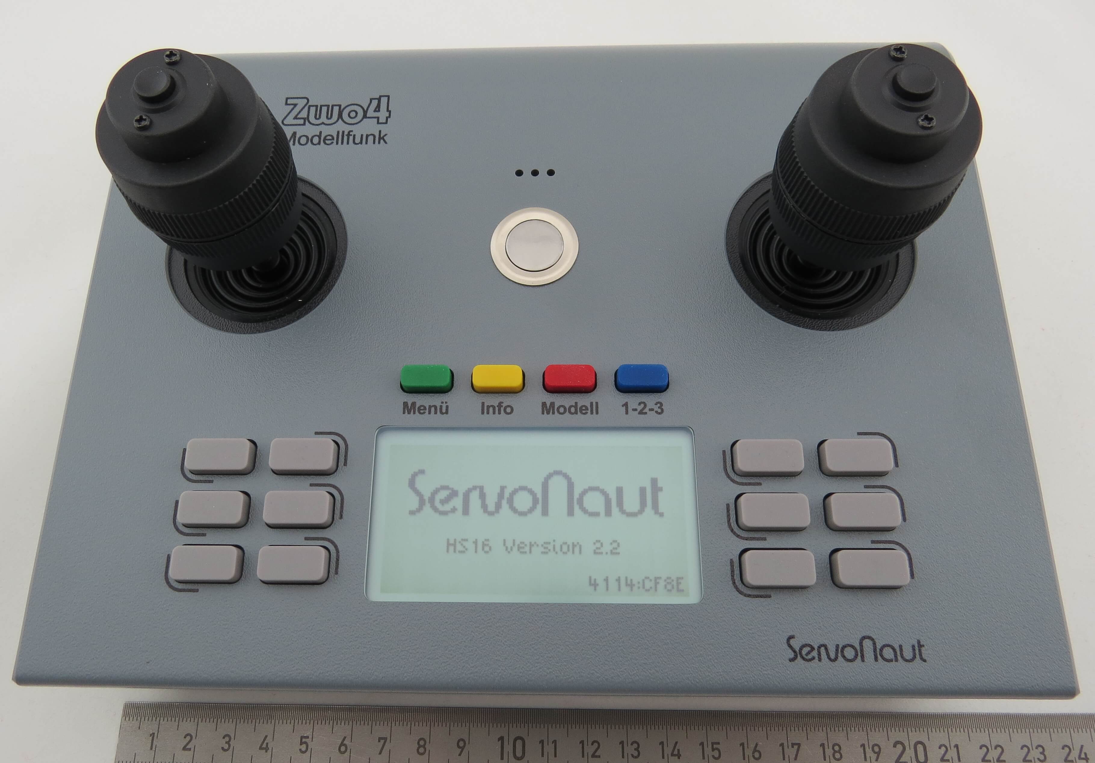 Servonaut Pultsender HS-16, 3D-Knüppel, 2,4GHz, grau        