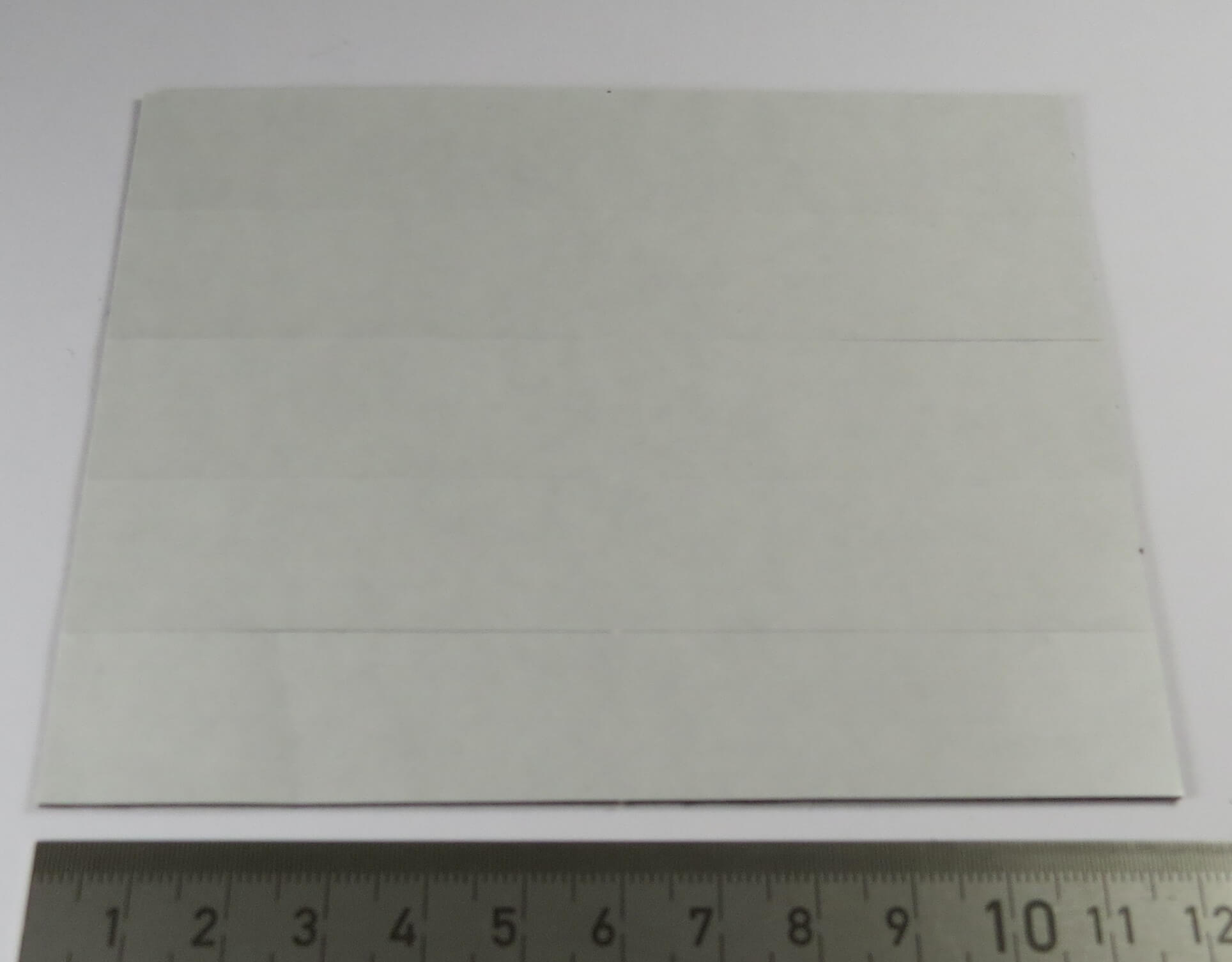 1 Set doppelseitiges Klebeband, hitze-   beständig. Dicke   