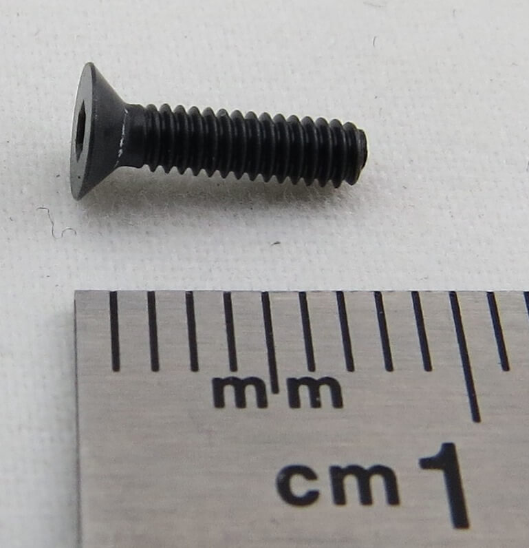 25 Senkkopfschrauben mit Innensechskant  DIN 7991, Stahl