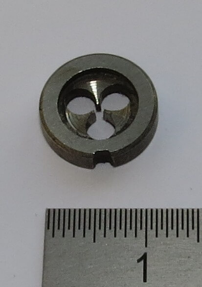 1x Schneideisen DIN 223B HSS M1. 12mm Außendurchmesser