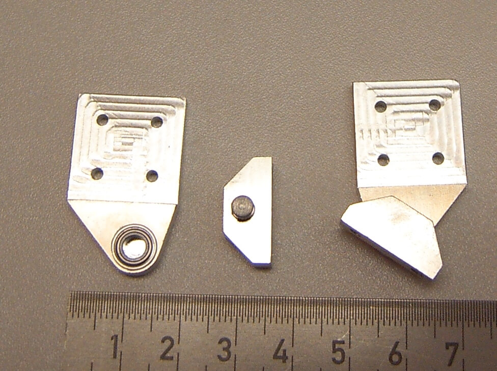 Muldenlager, Alu, kugelgelagert, für Kippermulden           