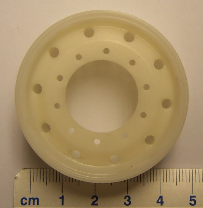 1x Rundlochfelge für Breitreifen (V2) Kunststoff, 10 Löcher 
