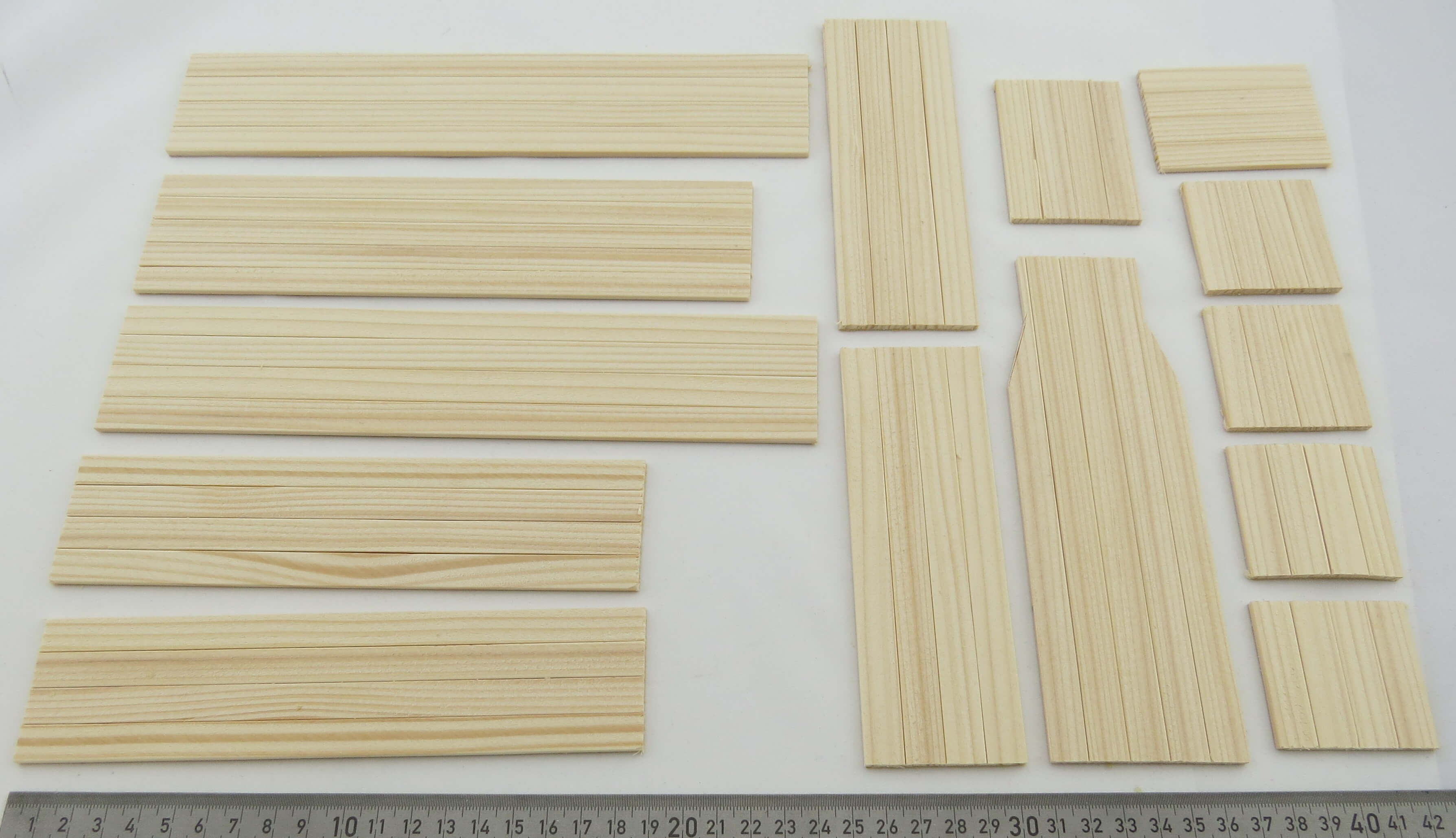 Echtholz-Set zur Beplankung des Carson   Tieflade-Anhängers