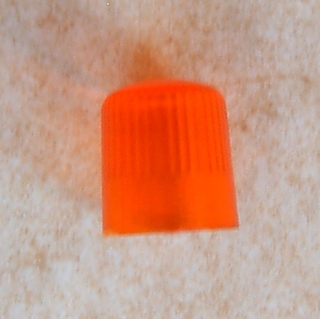 Ersatzhaube f. Rundumleuchte,orange 1:16 eckig, Glashöhe