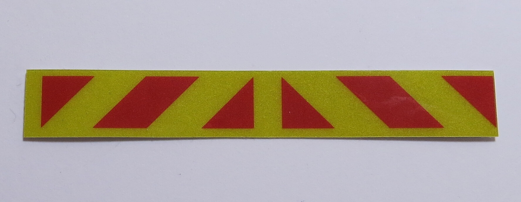 ECE70-A-Aufkleber Heckmarkierungs-Satz   aus gelb           