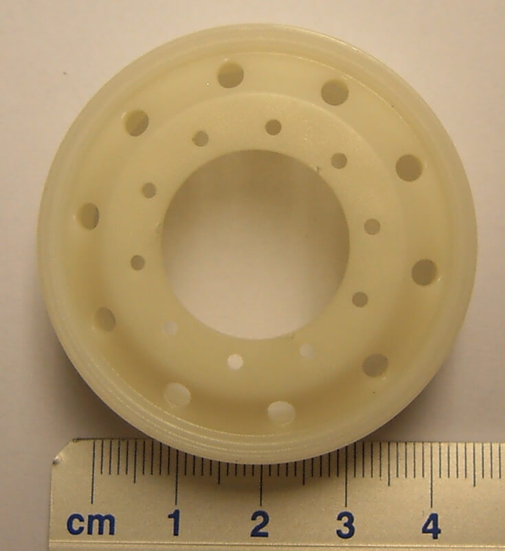 1x Rundlochfelge für Rundumbereifung Kunststoff, 10 Löcher  
