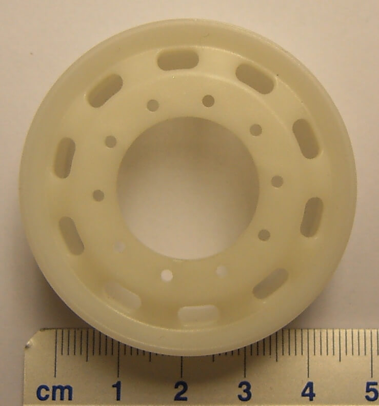 Langlochfelge für Breitreifen (V1) Kunststoff, 10 Löcher    