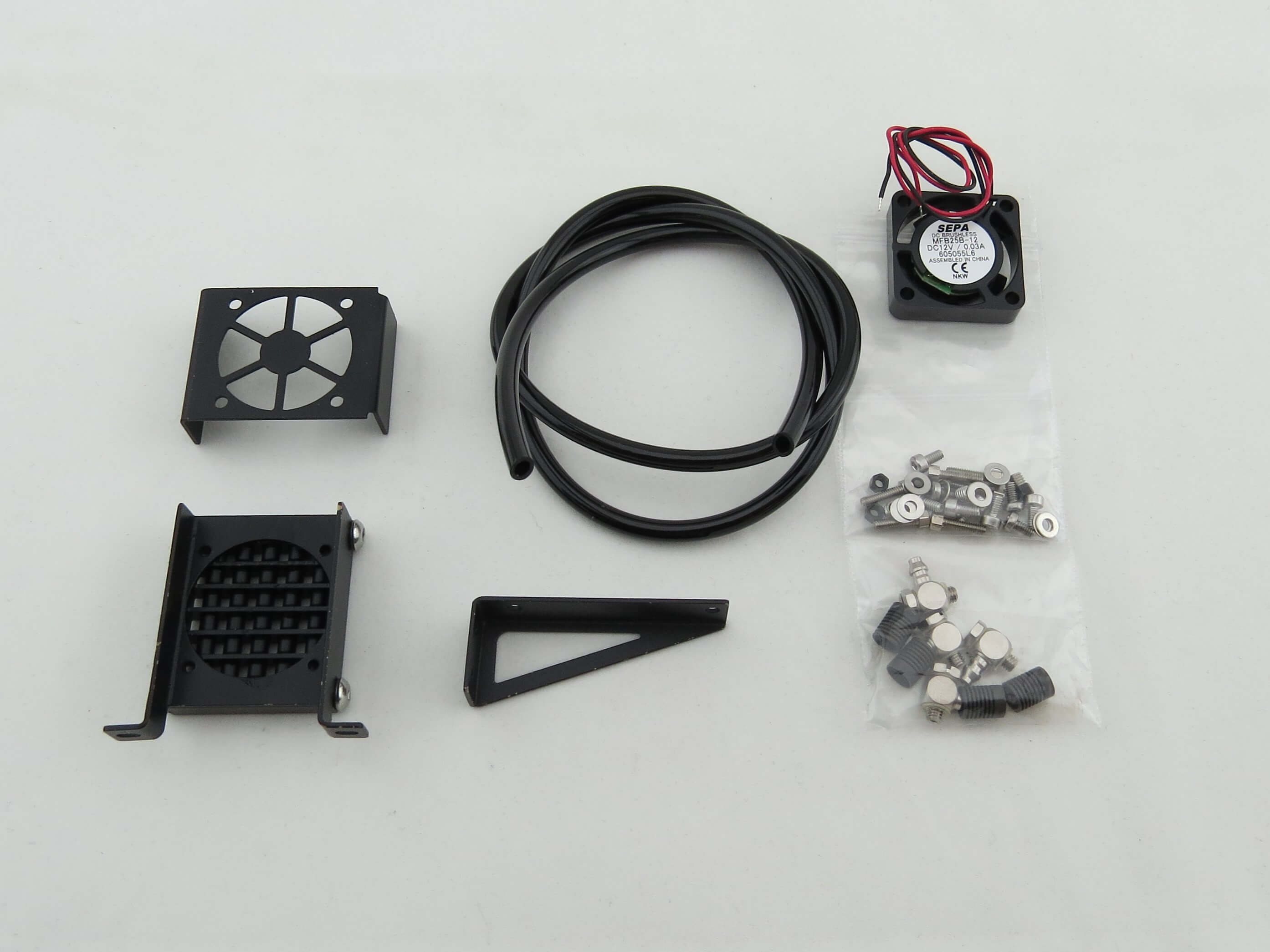 ScaleART Hydraulik Ölkühler Aus Messing gefertigt, schwarz  