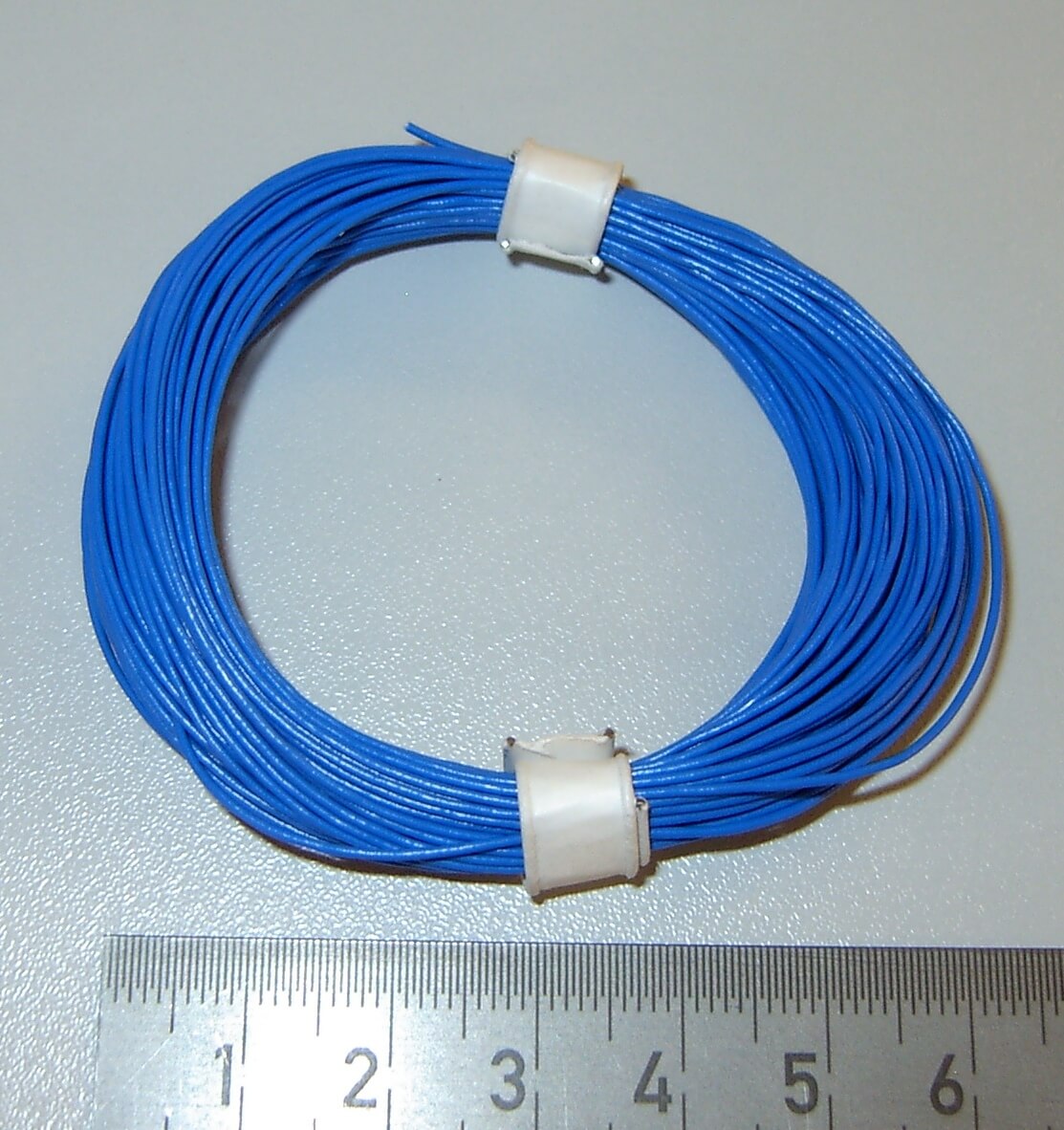 PVC-Litze, 0,055 qmm, blau, 10m-Ring                        