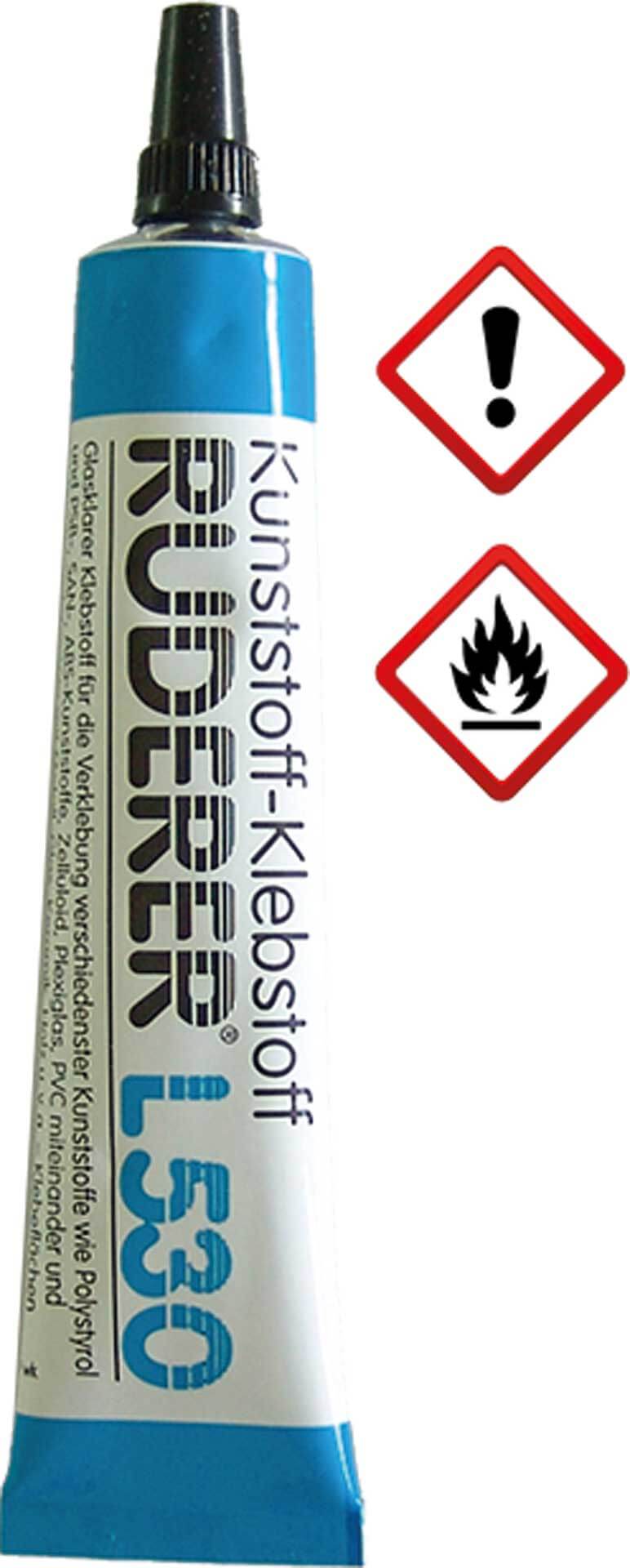 Ruderer 530 Kunststoffkleber, glasklar,  20gr.-Packung      