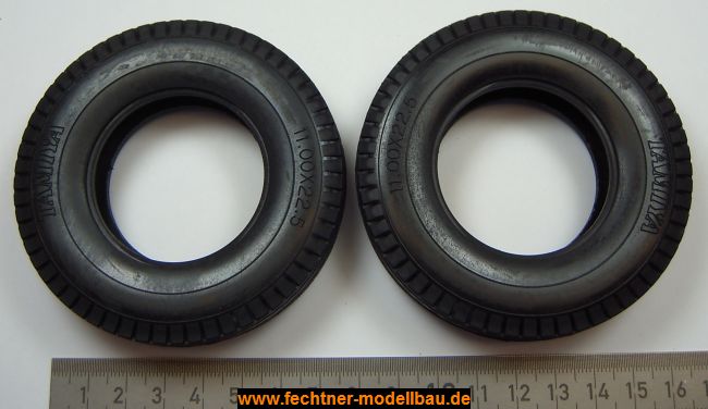 Straßenreifen für Tamiya, hohl, TAM-Maßstab 83mm (2 Stück)  
