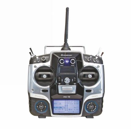 1 MX-16 Computer-Fernsteuersystem, 8-Kanal, Graupner. HOTT-S