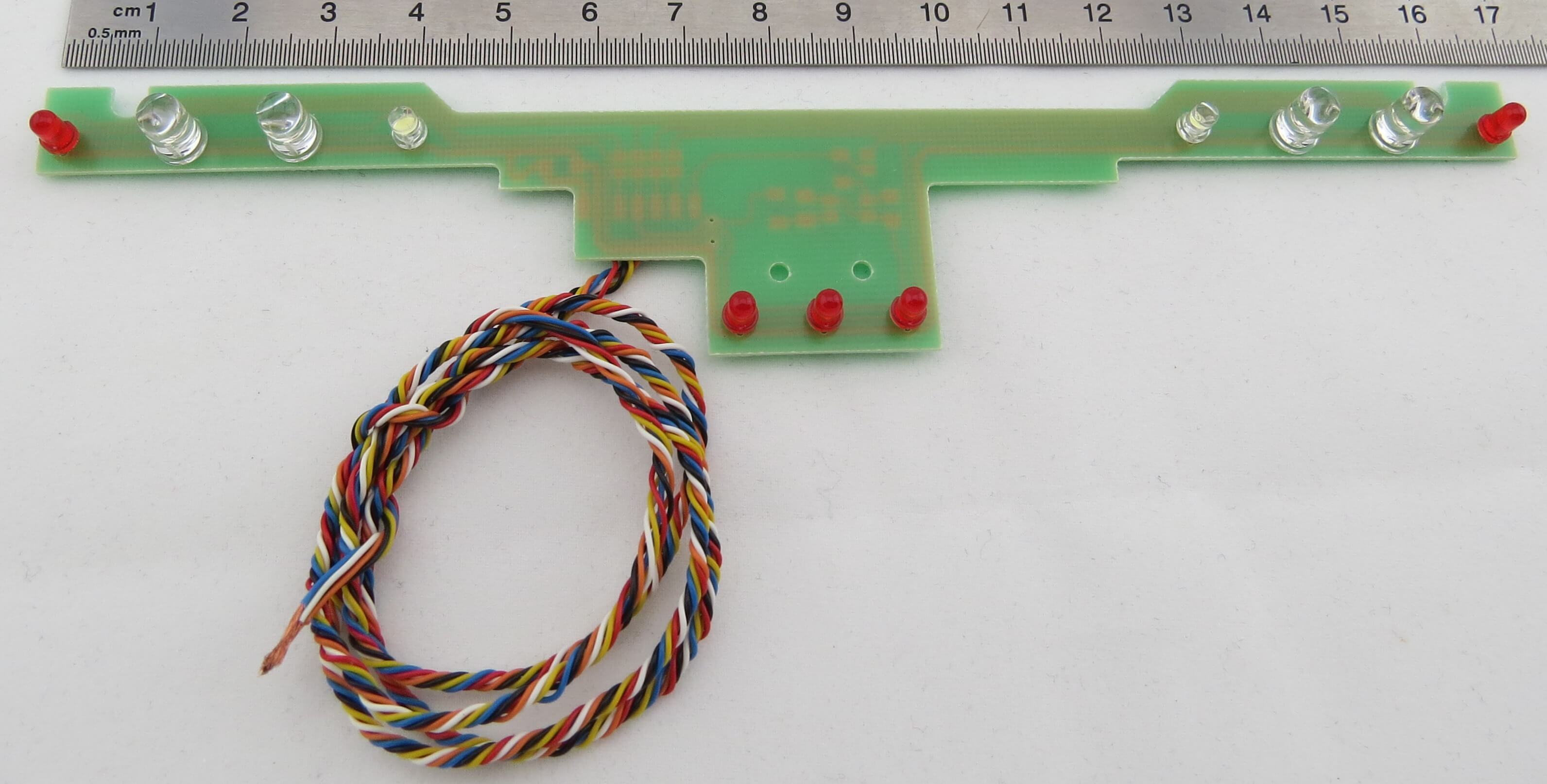 1 Rücklichtplatinen 7,2V für GrandHauler von Tamiya.