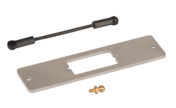 ALU-Servo-Halterung für MB Arocs von Tamiya. Speziell auf   