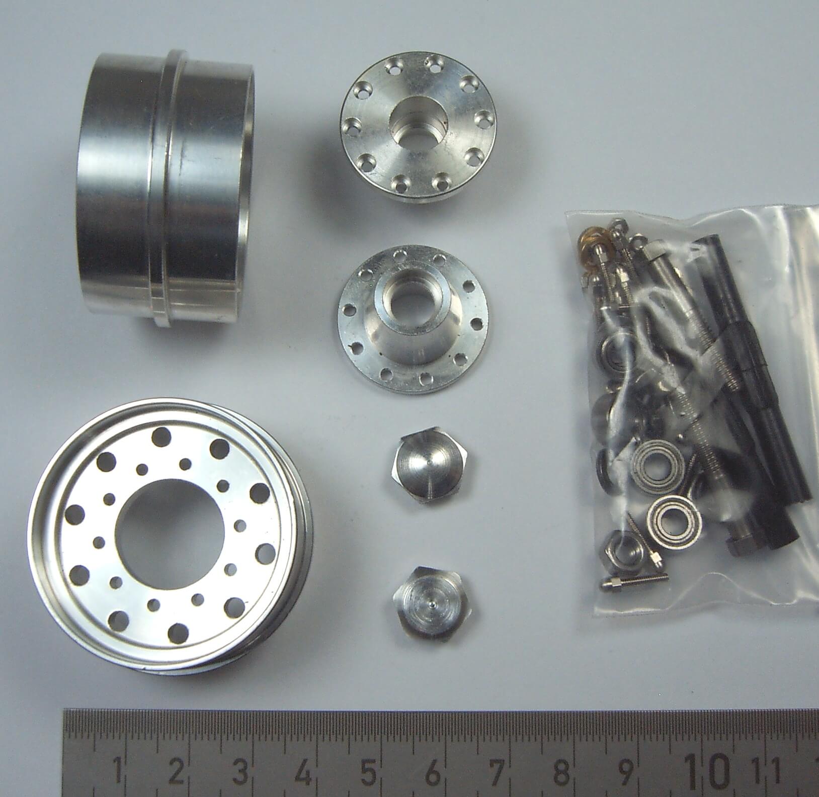 Alu Felgensatz Vorderachse Breitreifen   (508). (2