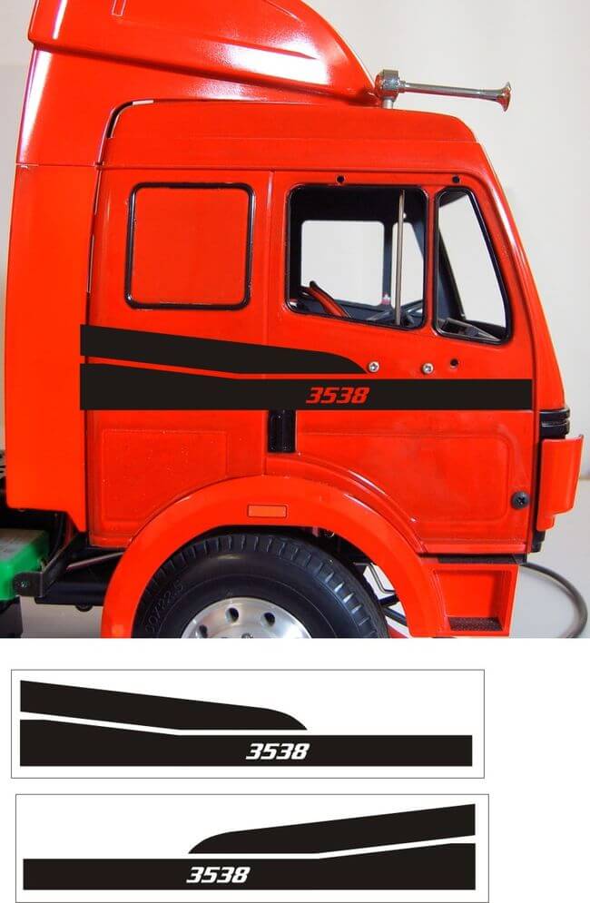 Folien-Dekor aus hochwertiger Selbst- klebefolie,           