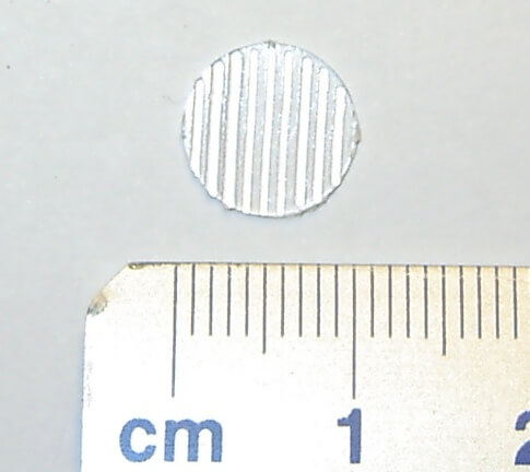 Lichtscheibe von Nebelscheinwerfer 1641  klar, ca. 10mm     