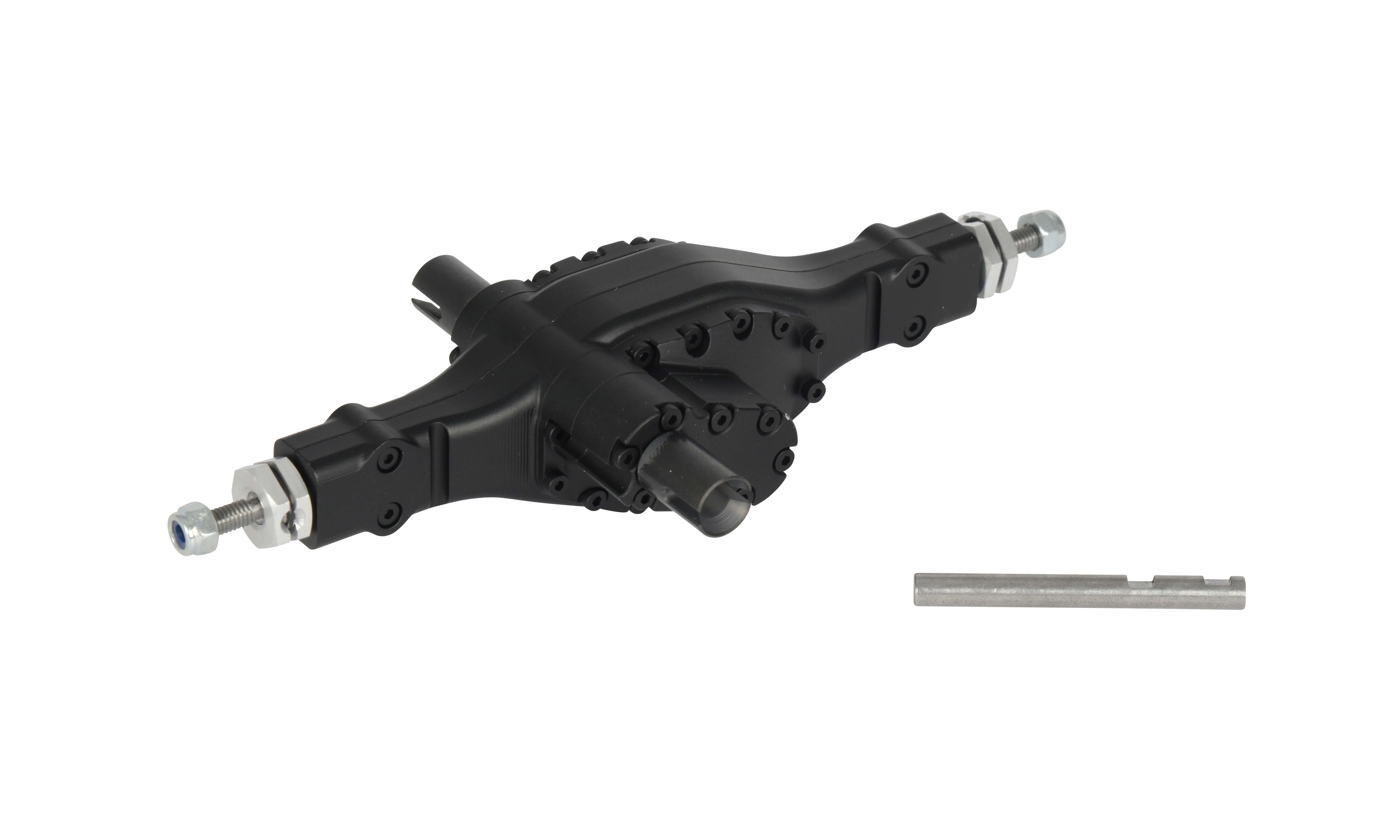 angetriebene Hinterachse mit selbstsperrenden Differenzial  