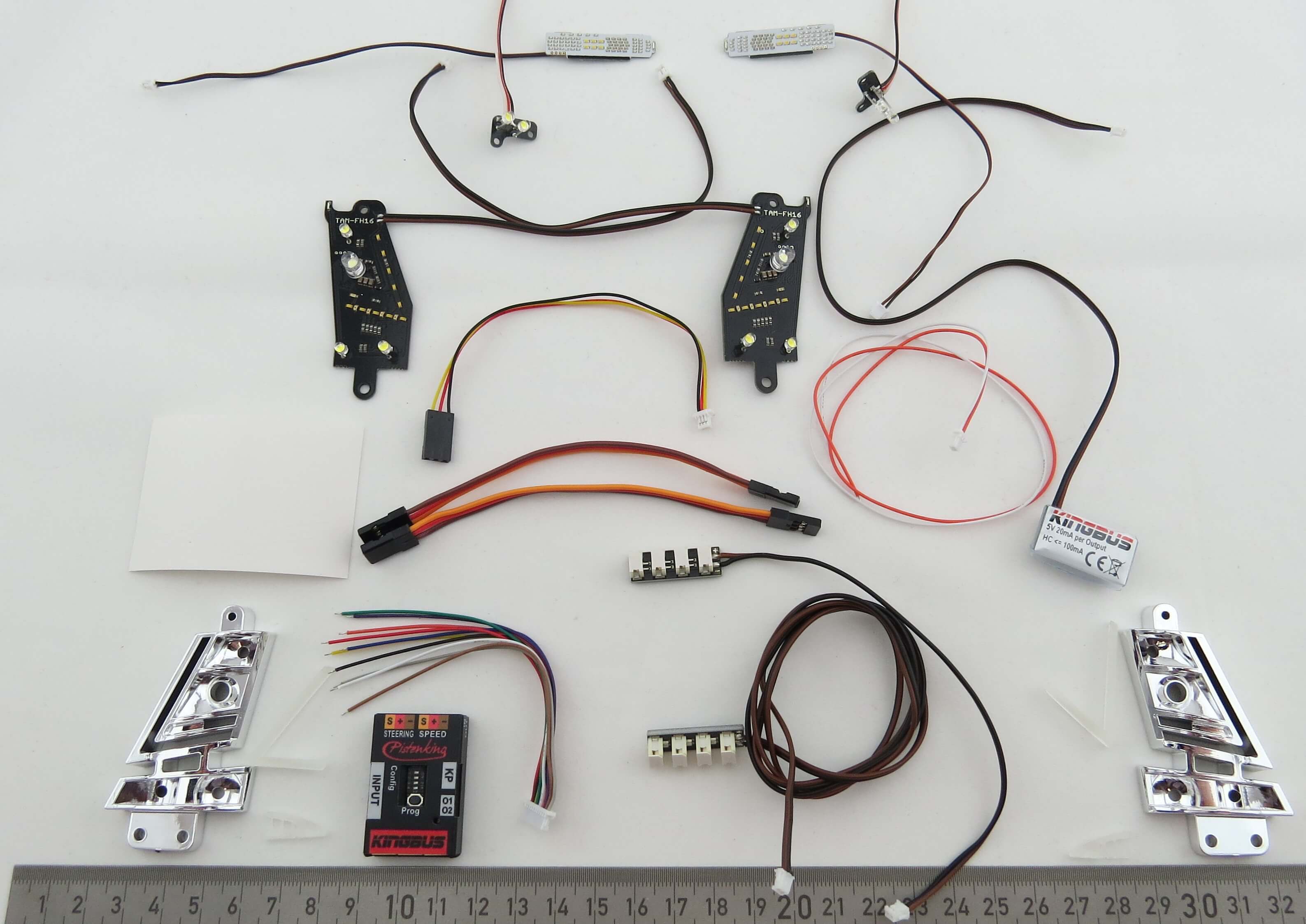 Kingbus Beleuchtungs-Set für das Modell VOLVO FH16/Tamiya   