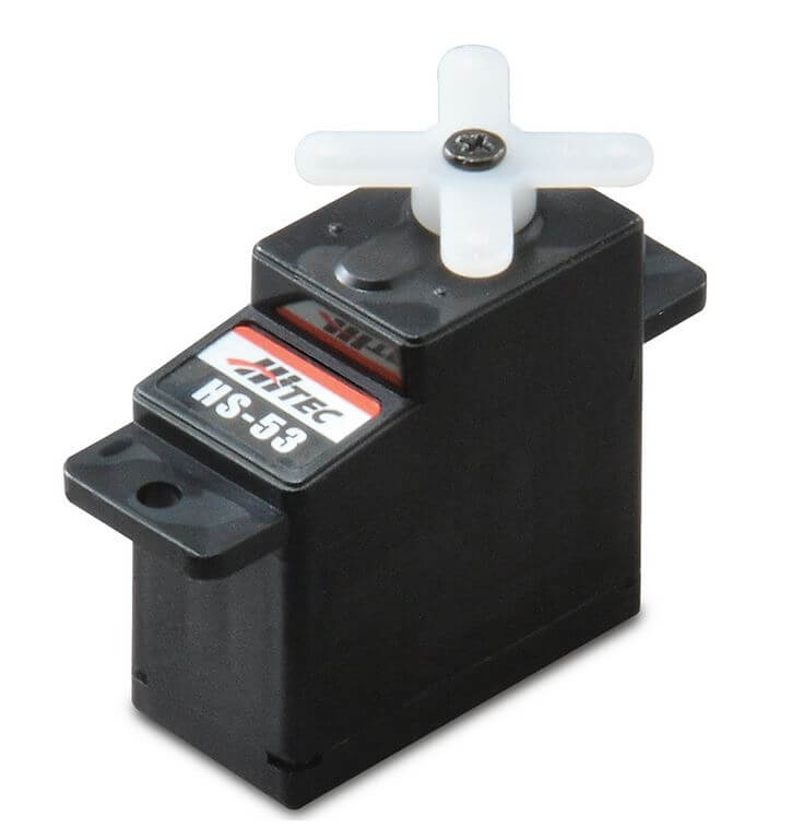 Servo HS-53 (Hitec). Analoges Standard Micro-Servo 
