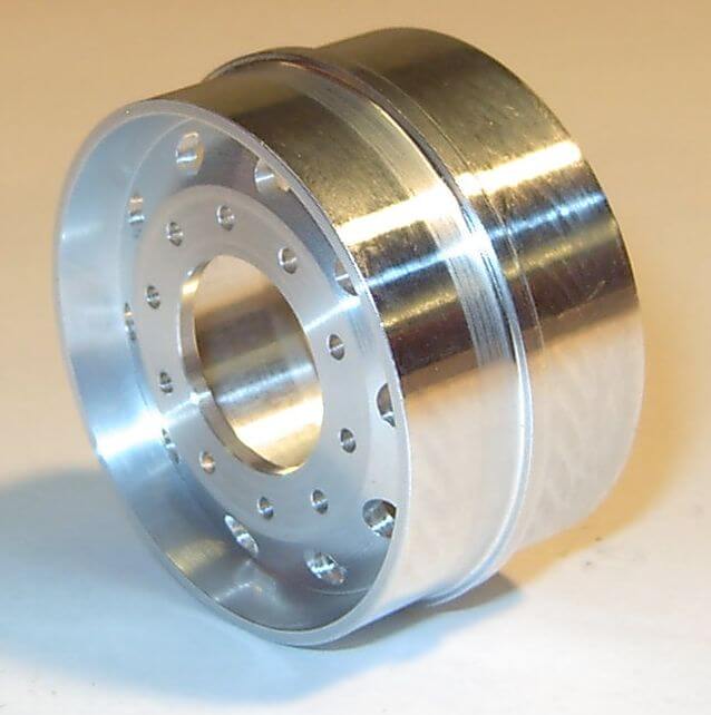 Alu-Vorderachsfelge für Breitreifen mit  Rundloch (250030)  