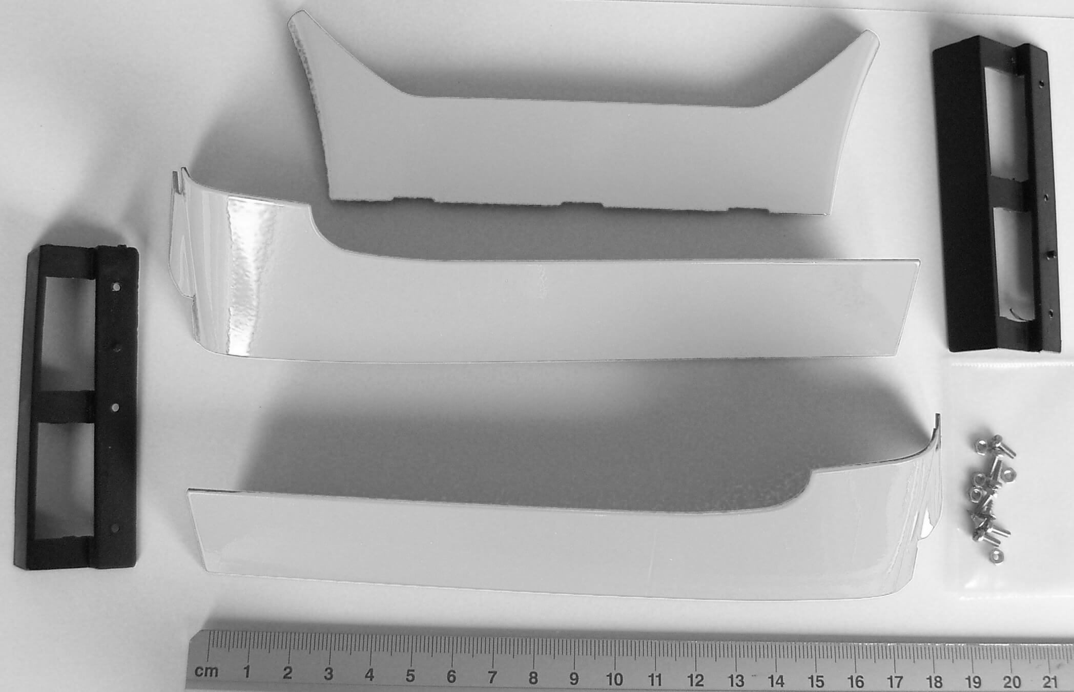 SCANIA Dachsp.+Windleitb.TOPLINE, weiß.  (827)              