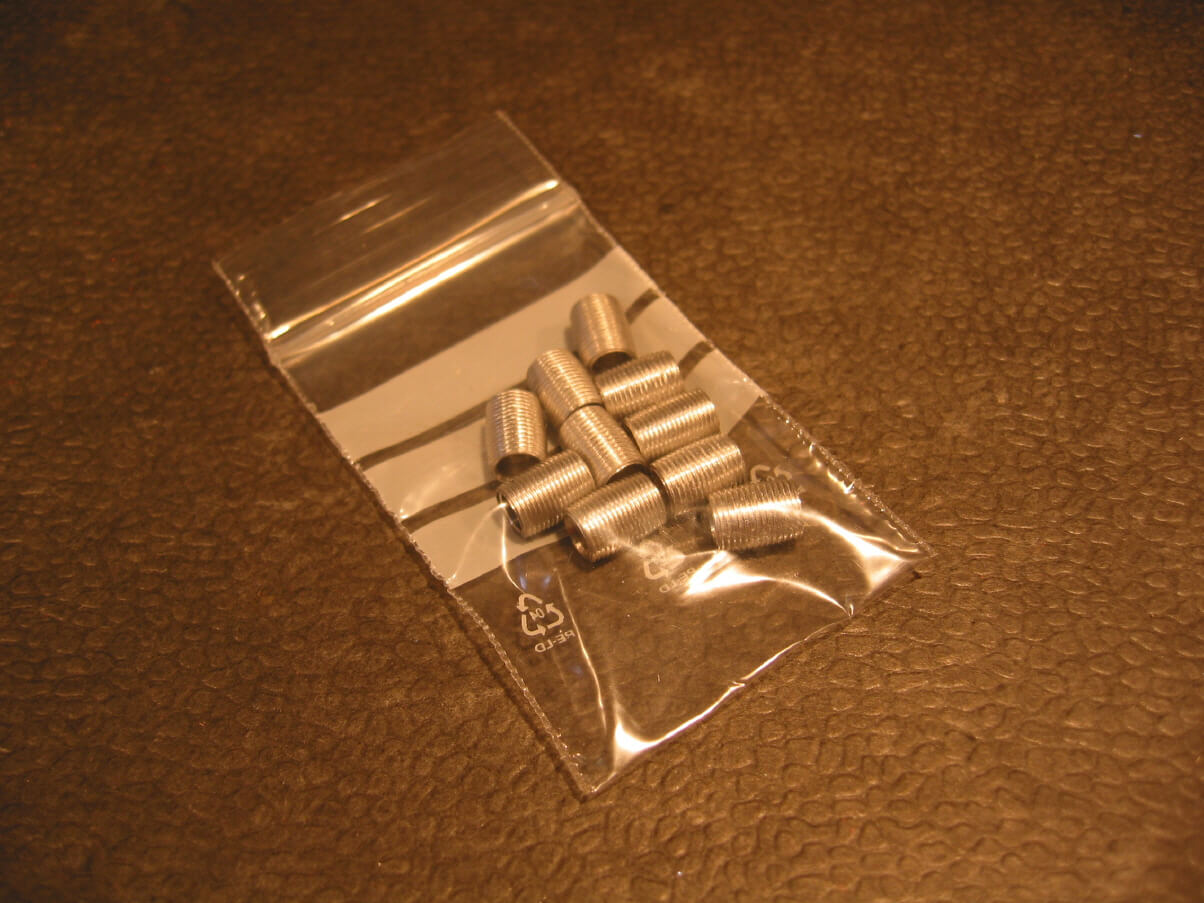 Sicherungshülsen 4 mm (10 Stück). Passend zum Schlauch