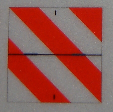 1 Parktafel,rechtsweisend, REFLEKTIEREND mit angedeuteten   