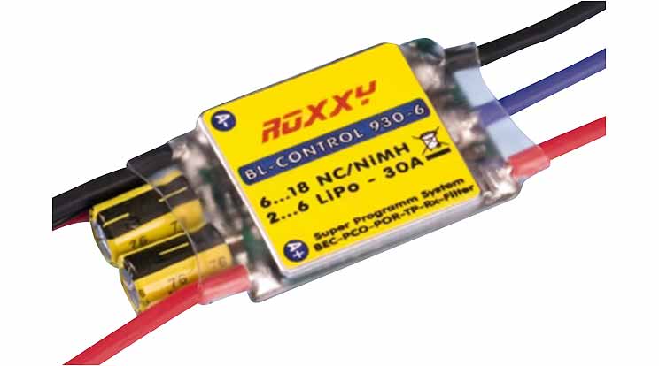 Roxxy BL-Control 930-6. Regler für Brushless-Motoren        