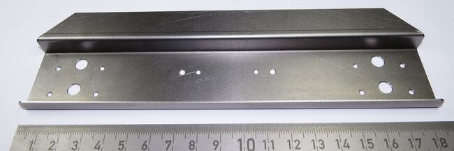 1x Heck-Stoßstange, Stahlblech 0,8mm für 2 Sätze            