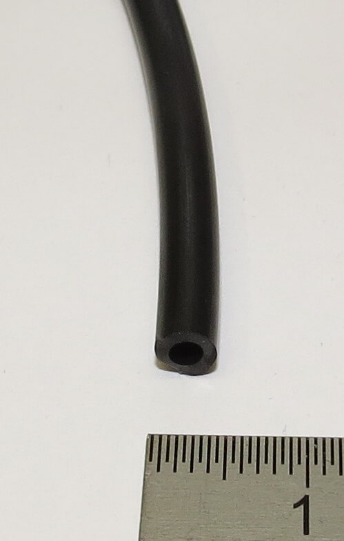 Hydraulik-Schlauch AD 4 mm / iD 2,3 mm.  1m. Max. Druck     