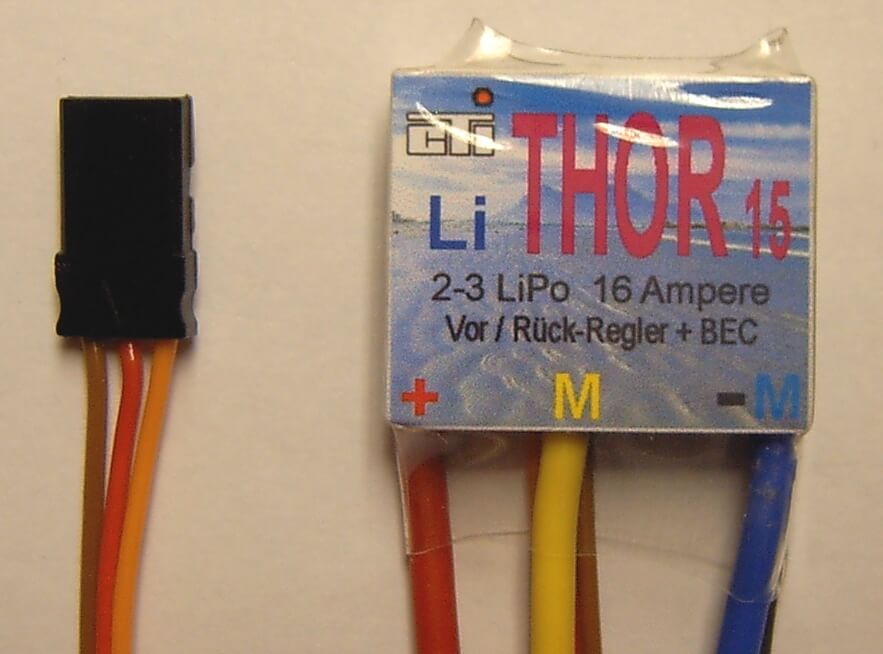 Fahrregler THOR 15 Li, bis 16V max.16A 100% vorwärts, 1 St  