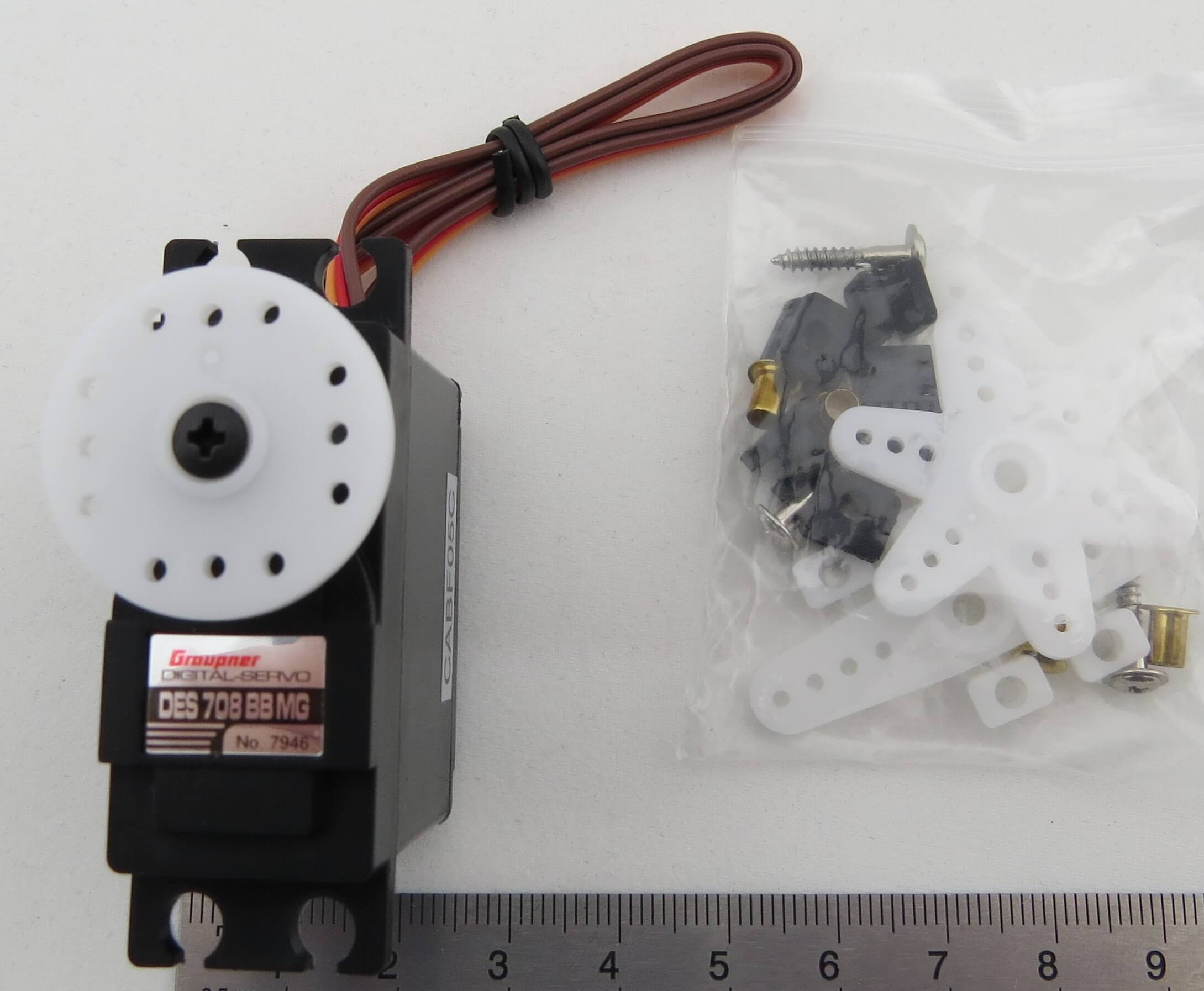 Servo DES-708 BB,MG, Digital.Graupner. Mit Metallgetrieb