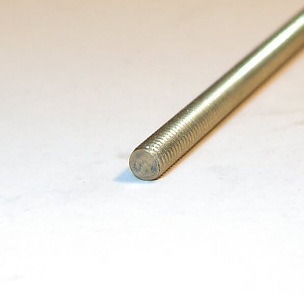 1x Messing-Gewindestange M8, 1mtr                           