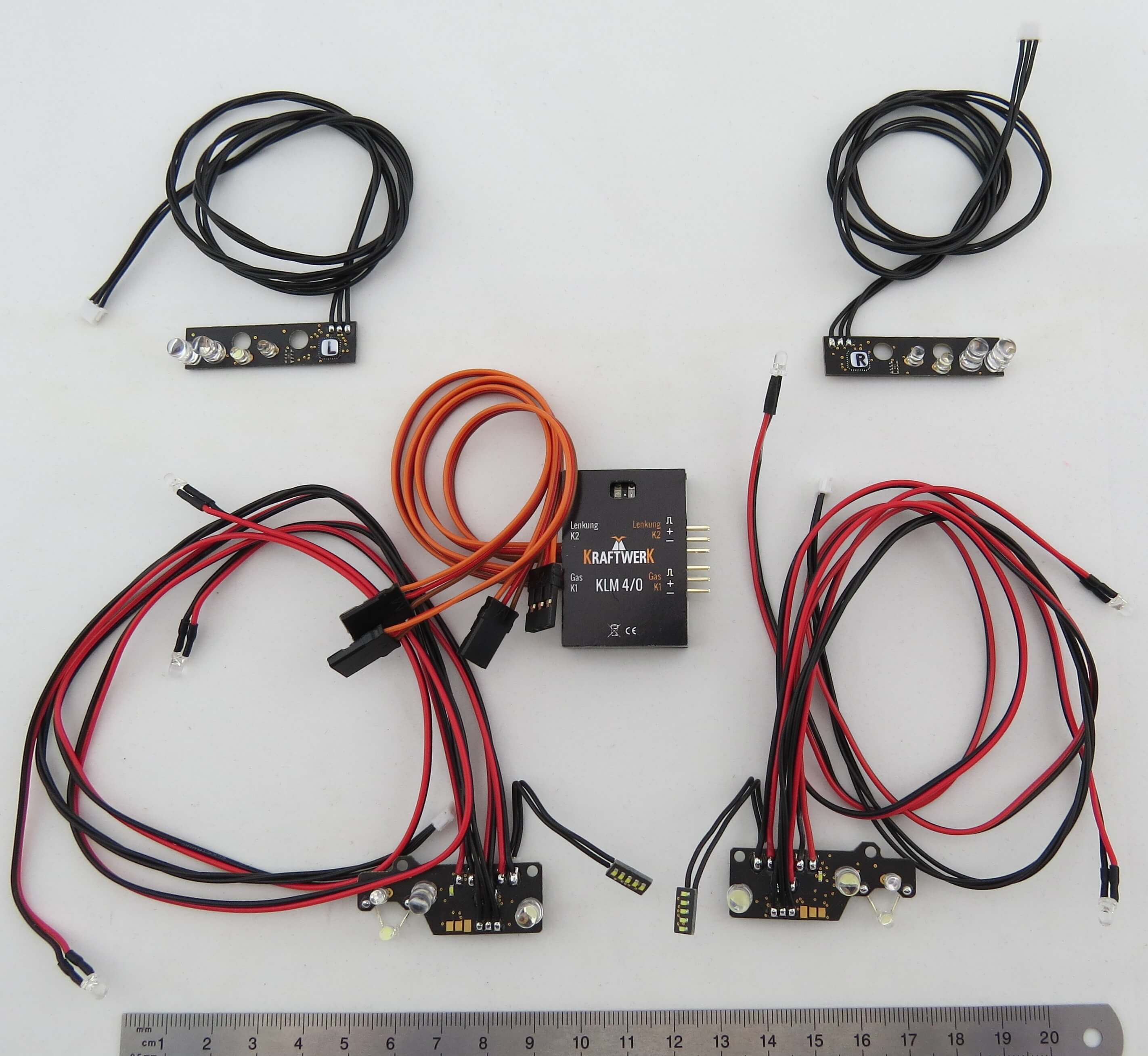 1x EasyBus Lichtanlage TAMIYA MB Actros  1851 Gigaspace + Se