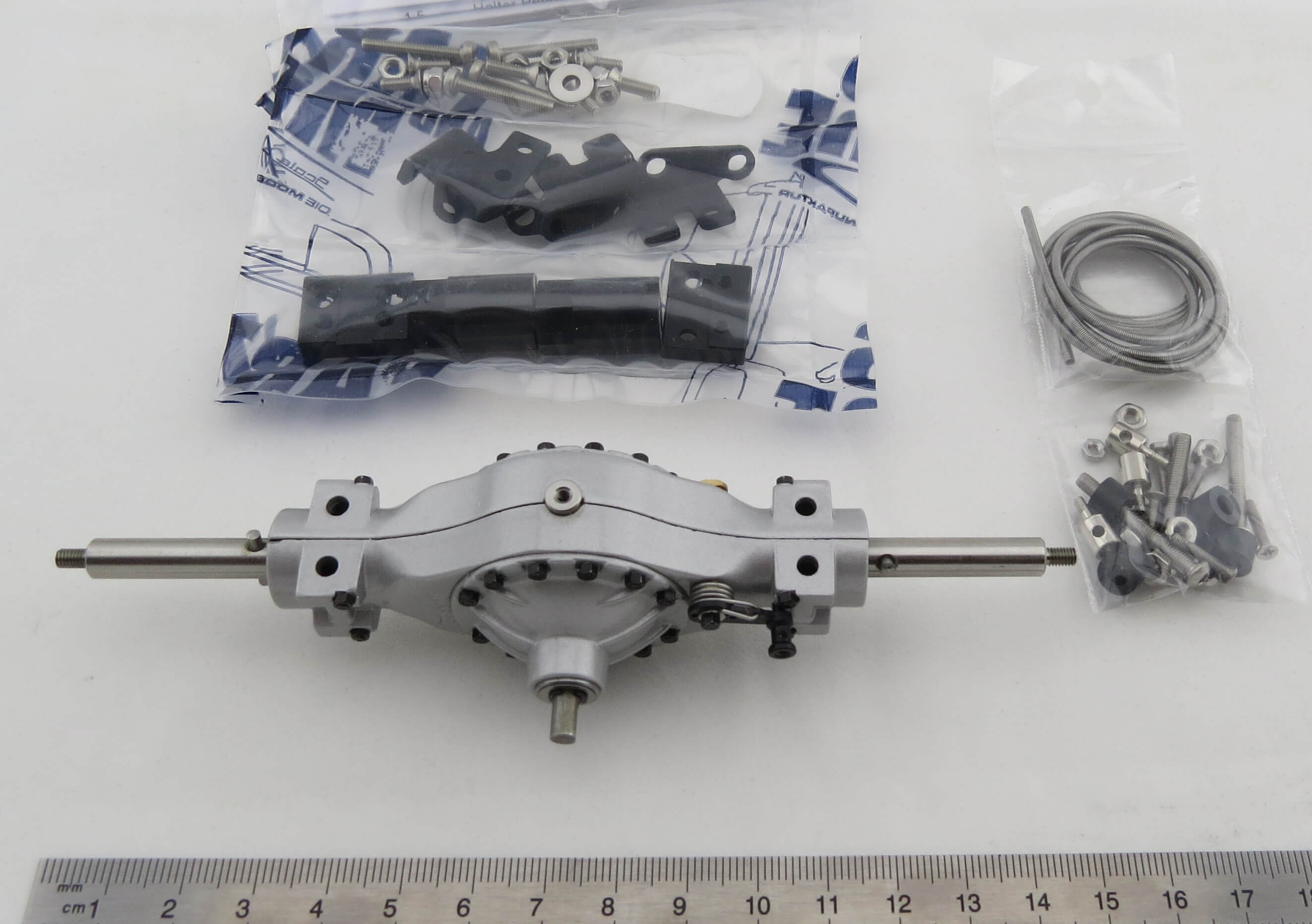 1 Hinterachs-Differential OHNE Durch-    trieb mit zuschaltb