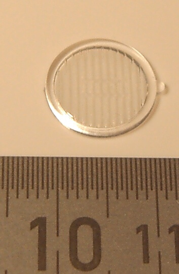 1 Lichtscheibe (Scheinwerferglas) für Lampen von Front- bzw 