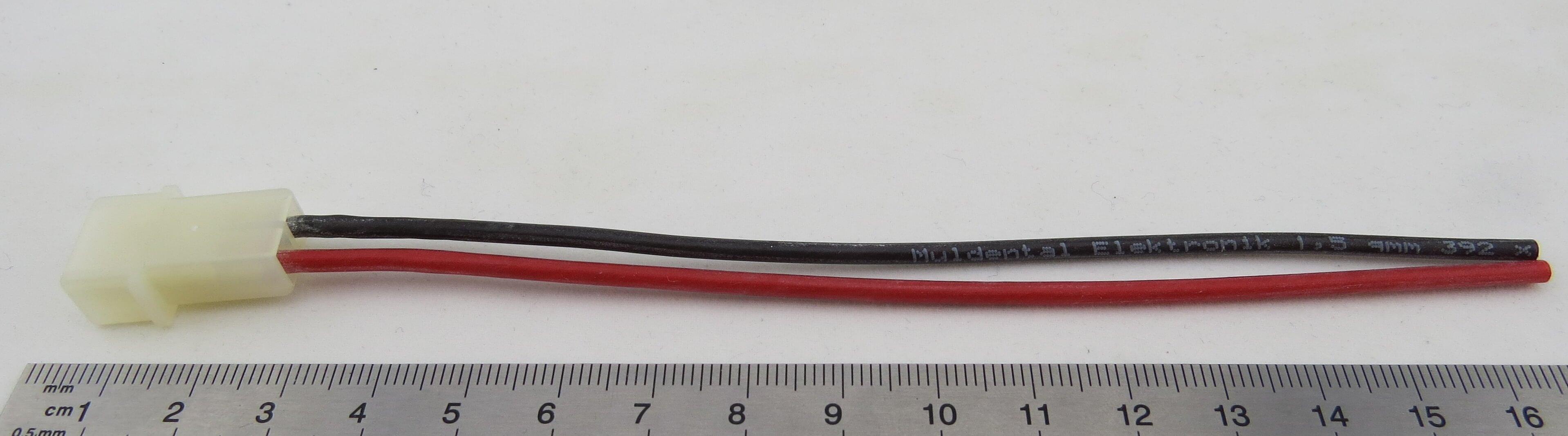 AMP-Steckerkabel 15cm. Lose, 2-polig. 1 St. Silikonlitzen