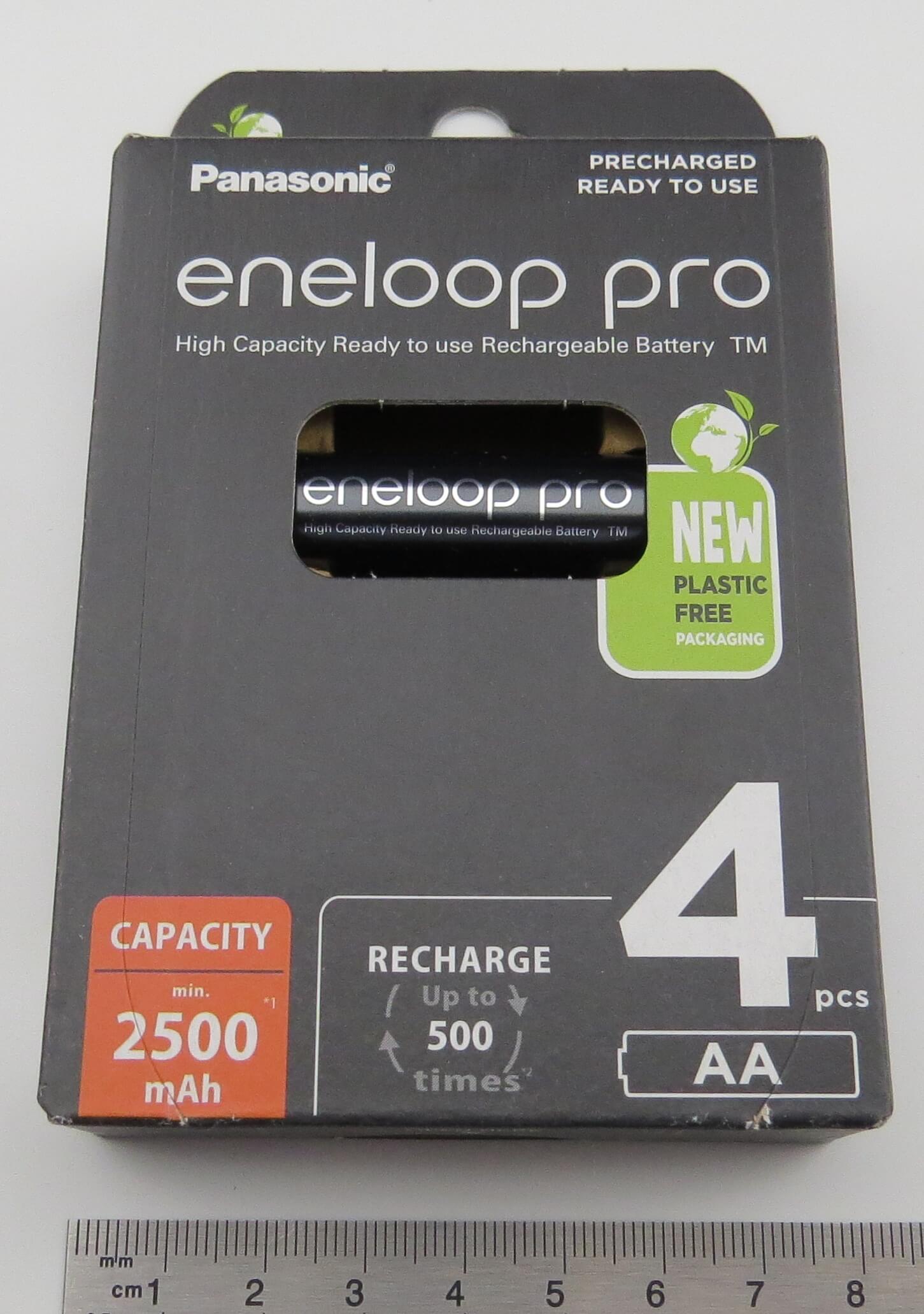 4 Akku-Einzelzelle, Eneloop PRO 2500mAh, ohne Lötfahne, NiMH