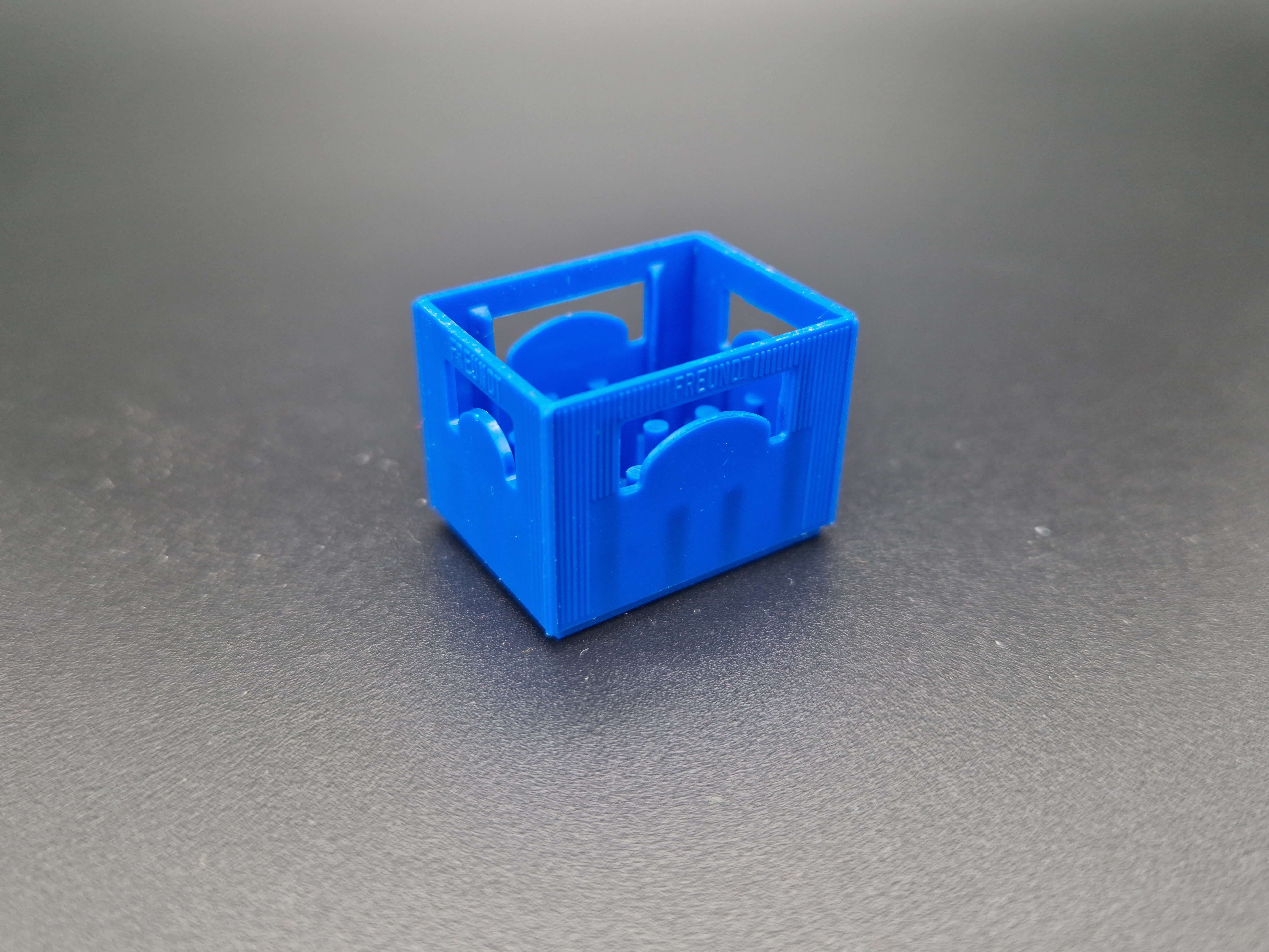 Bierkiste / Getränkekiste ohne Aufdruck Ultramarin-Blau