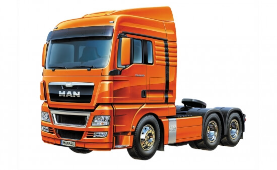 Tamiya MAN TGX 26.540 6x4 XLX, 3-achsig. Bausatz. Euro5