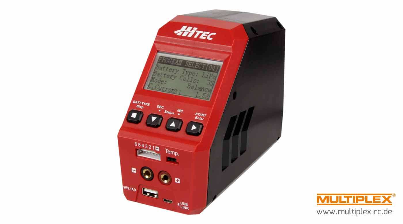 Ladegerät (Hitec) X1RED. 12V/230V-Lader mit  max. 6A