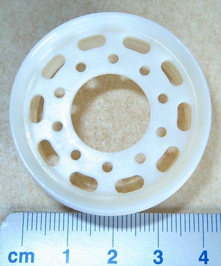 1 Langlochfelge für Breitreifen, Kunststoff, 10 Löcher