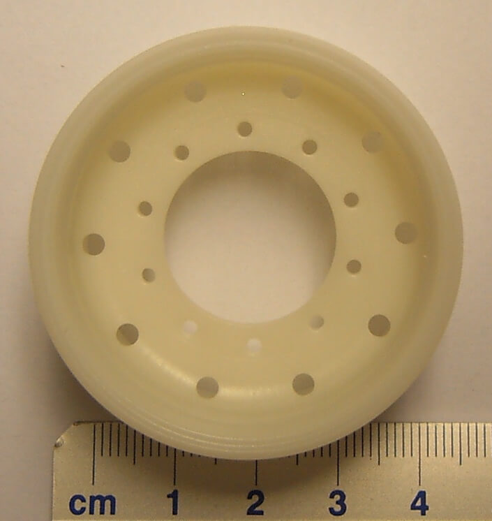 1x Rundlochfelge für Hängerachse, Kunststoff, 10 Löcher     