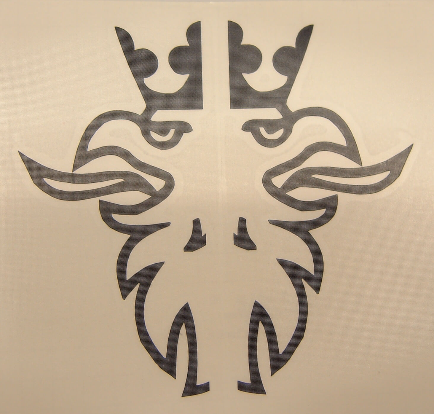 Folienschnitt 1-farbig "GREIF" 1 Paar link/rechts bis 130mm 