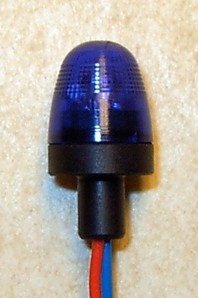 Rundumleuchte, blau, mit integrierter Elektronik u          